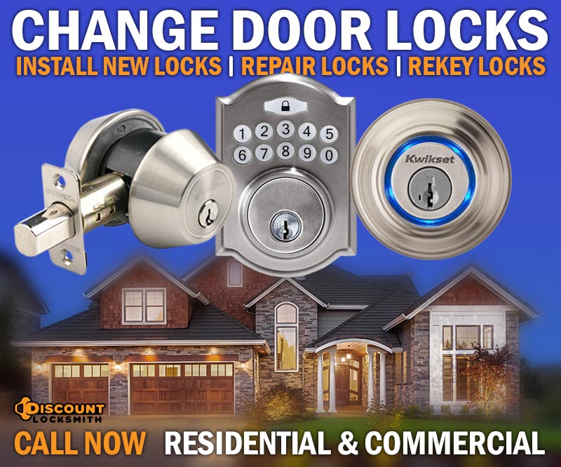 change door locks